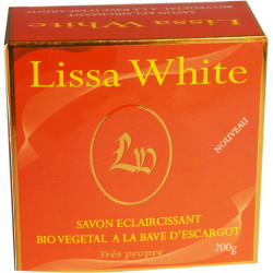 Savon bio végétale Lissa white à la bave d'escargot et à l'huile de carotte