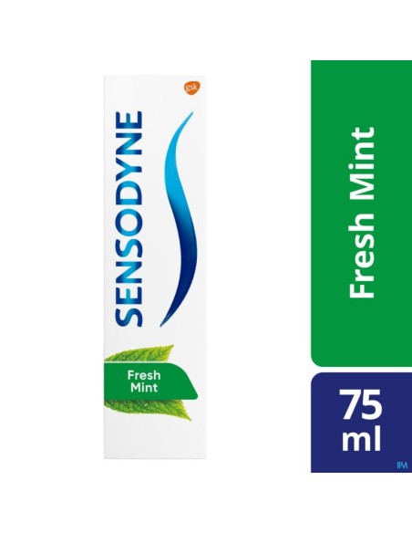 Sensodyne fresh mint dentifrice 75ml