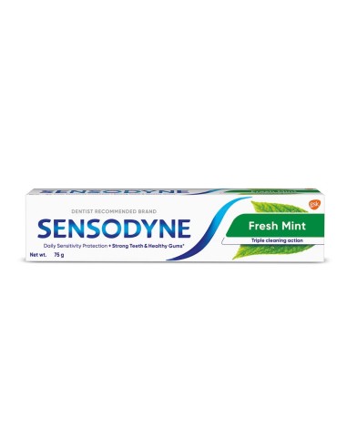 Sensodyne fresh mint dentifrice 75ml