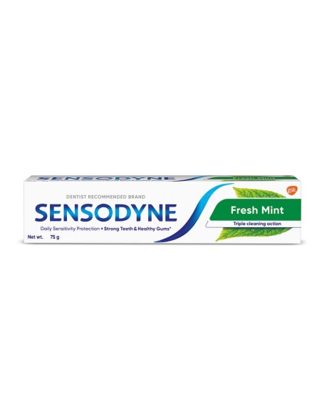Sensodyne fresh mint dentifrice 75ml