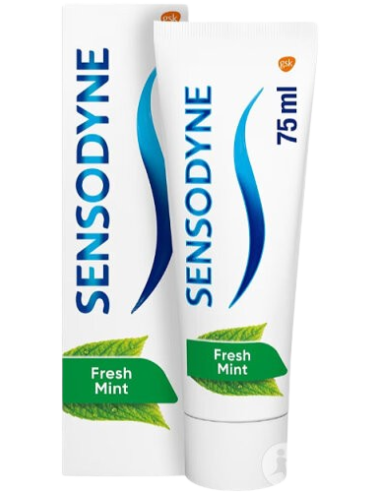 Sensodyne fresh mint dentifrice 75ml