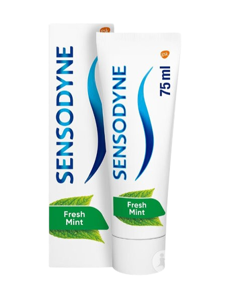 Sensodyne fresh mint dentifrice 75ml