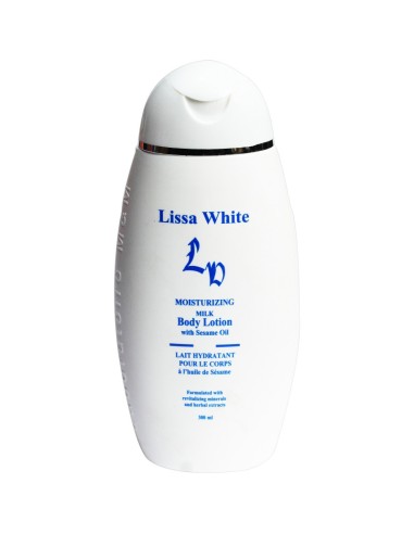 Lissa white Lait Hydratant pour le corps à l'huile de sésame 300ml