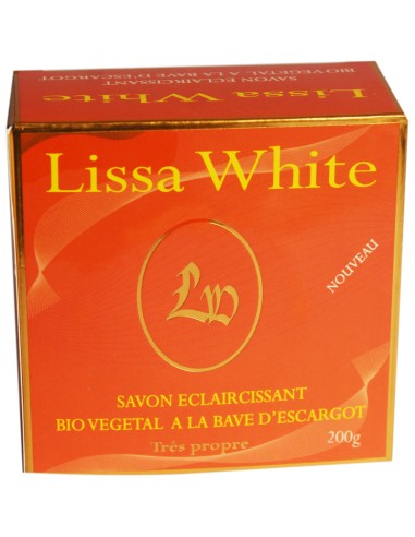 Lissa White Savon éclaississant biovégétal à la bave d'escargot 200g