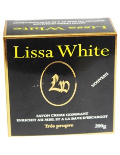 Lissa White Soap exfoliating cream enriched with honey...