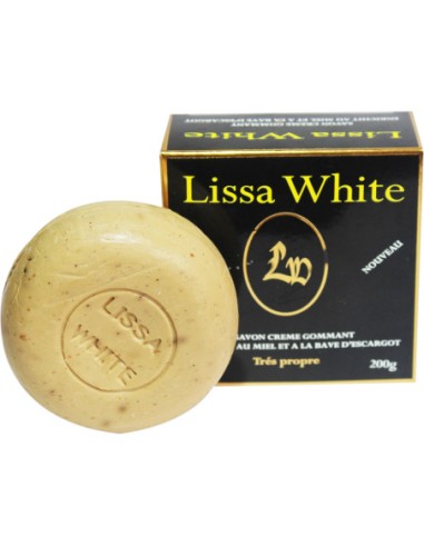 Lissa White Savon crème gommant enrichit au...