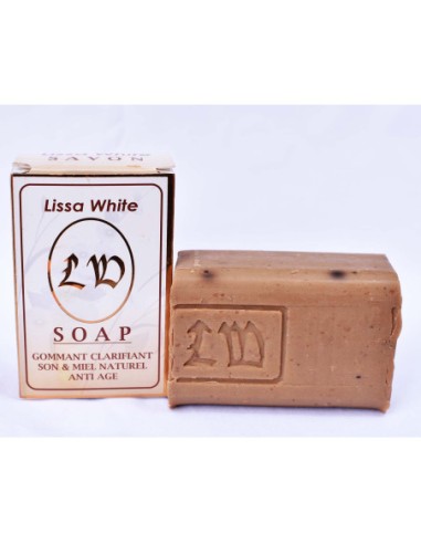 Lissa White savon gommant clarifiant au son et...