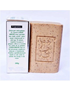 Lissa White scrub and lightening soap with snail slime...