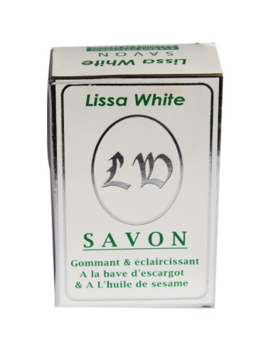 Lissa White savon gommant et éclaircIssant à la...