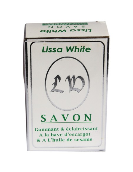 Lissa White scrub and lightening soap with snail slime and sesame oil 200g