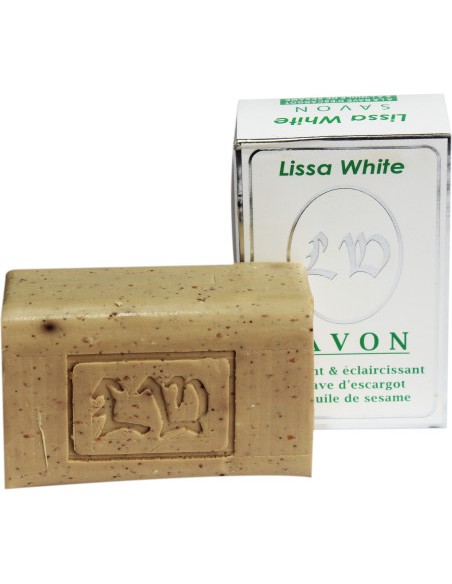 Lissa White scrub and lightening soap with snail slime and sesame oil 200g