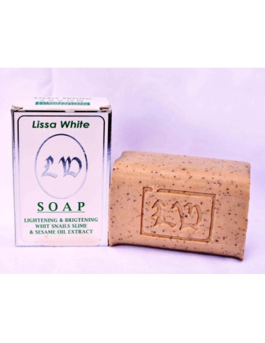 Lissa White scrub and lightening soap with...