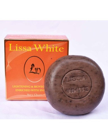 Savon noir Lissa white à l'huile d'olive et à l'huille essentielle d'eucalyptus