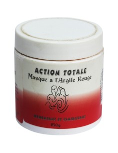 Action totale Masque à l'argile rouge hydratant et...