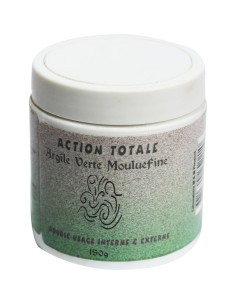 Total action Mask with green clay and fine ground dual...