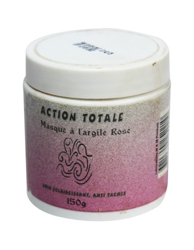 Total action Pink clay mask lightening anti-stain treatment 150g