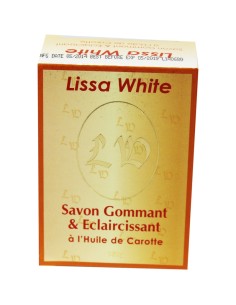 Lissa White exfoliating and lightening soap with carrot...