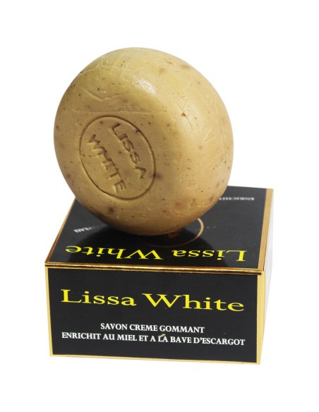 Lissa White Soap exfoliating cream enriched with honey and snail slime 100g